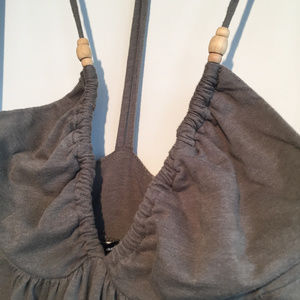 Hurley olive green maxidress with beads